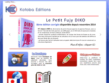 Tablet Screenshot of kotoba-editions.com